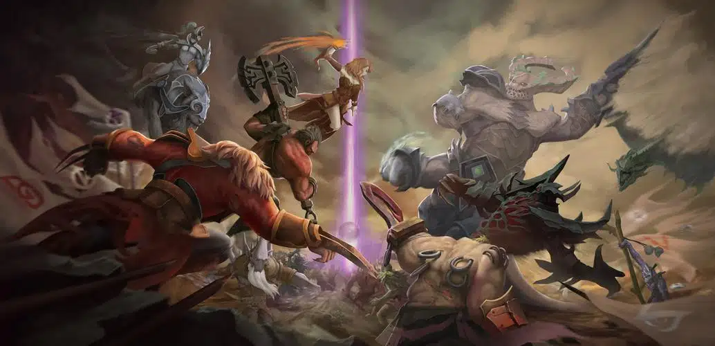 DOTA2多人英雄激战
