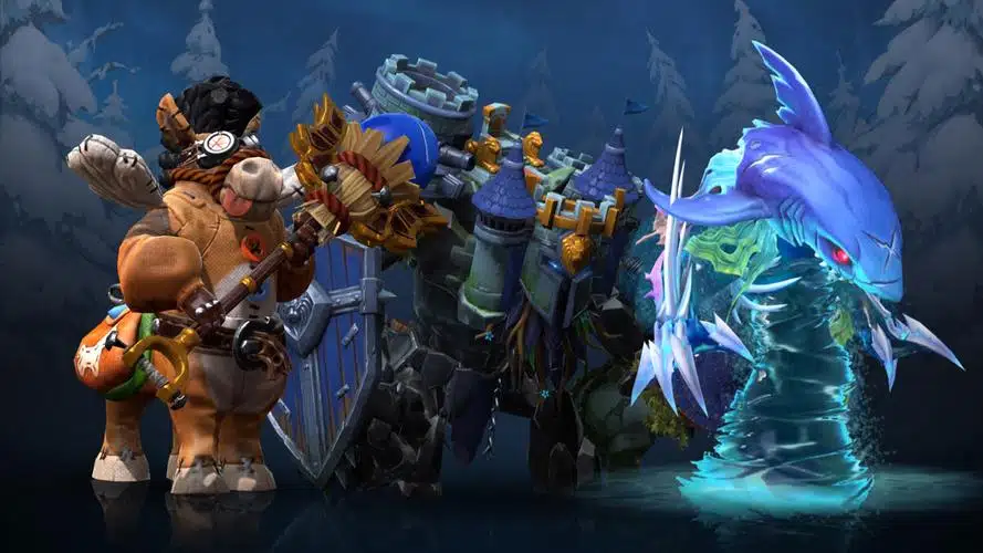 DOTA2英雄小队合影